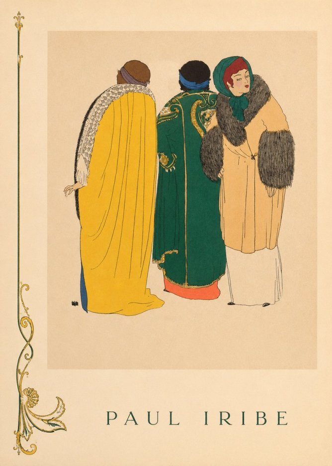 Paul Iribe Fashionable Figures No5 - Poszter