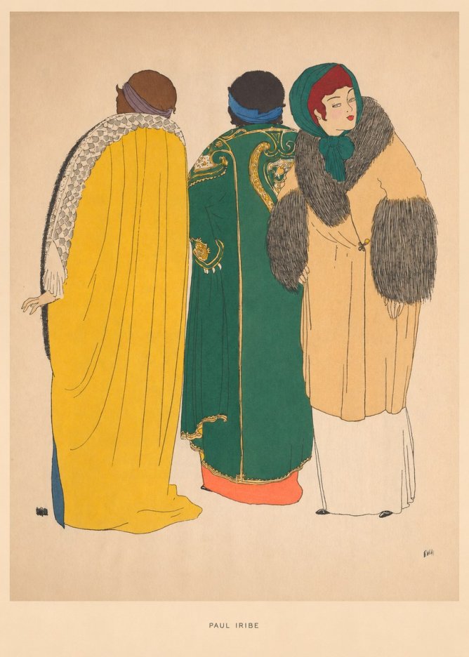 Paul Iribe Fashionable Figures No6 - Poszter
