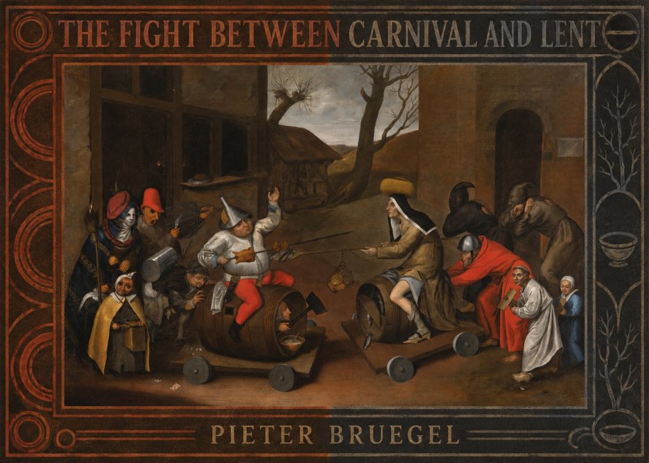 Pieter Bruegel The Fight Between Carnival and Lent IV No6 - Poszter