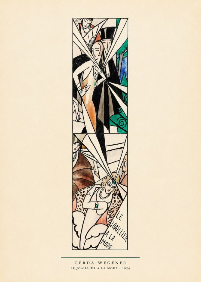 Gerda Wegener Le Joaillier À La Mode No6 - Poszter