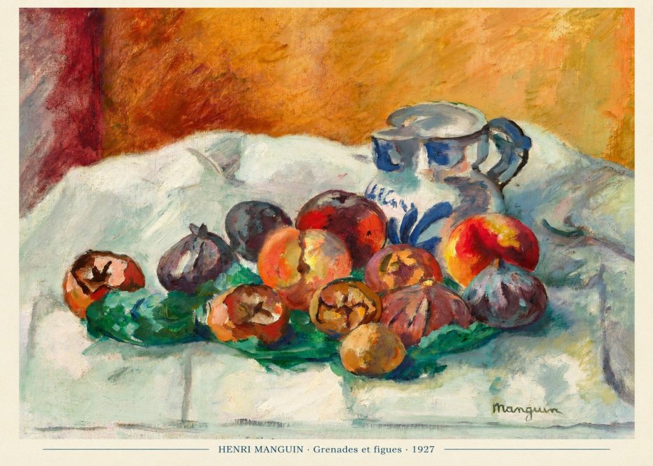 Henri Manguin Grenades Et Figues No6 - Poszter