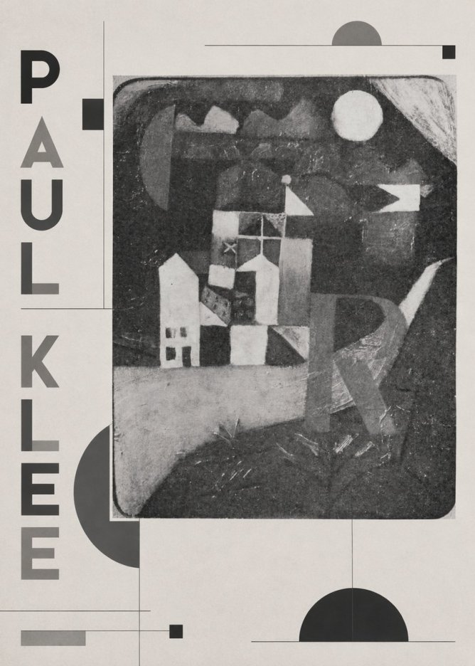 Paul Klee Village in the Mountains No2 - Poszter