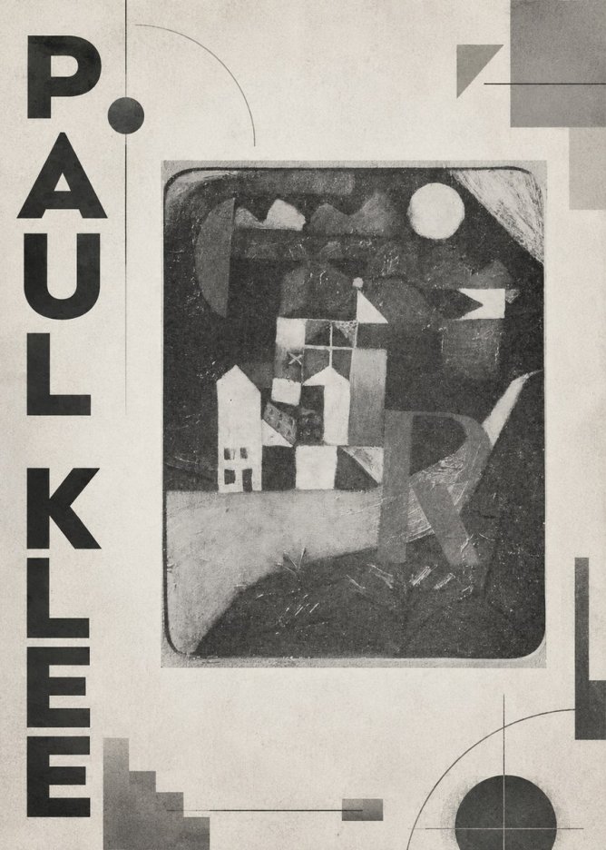 Paul Klee Village in the Mountains No6 - Poszter