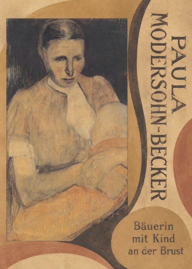 Paula Modersohn-Becker Bäuerin Mit Kind an Der Brust No4 - Poszter