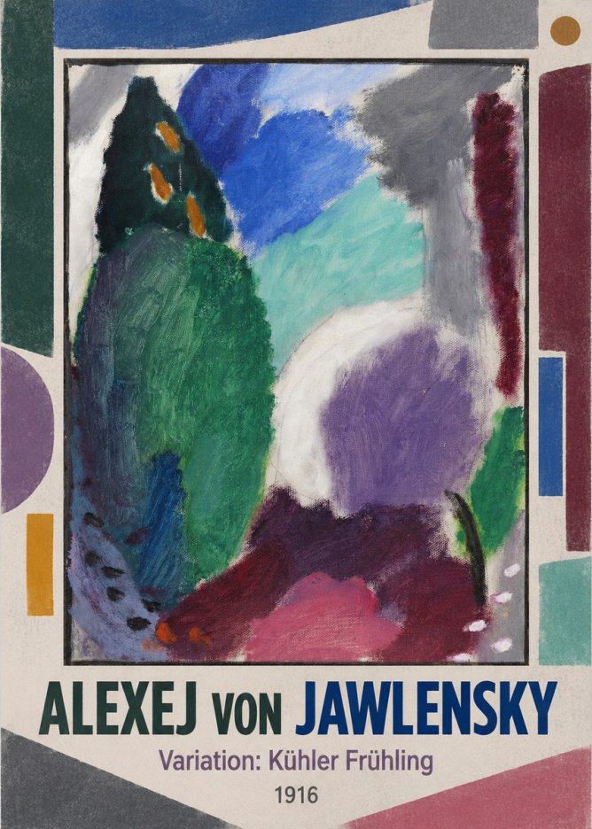 Alexej von Jawlensky Variation: Kühler Frühling No1 - Poszter