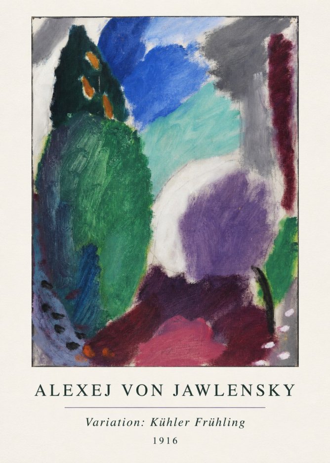Alexej von Jawlensky Variation: Kühler Frühling No3 - Poszter