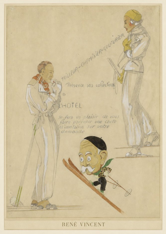 René Vincent Ttailleur-chemisier-couturier No3 - Poszter