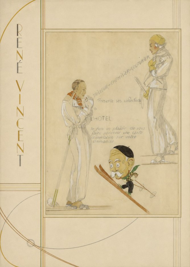 René Vincent Ttailleur-chemisier-couturier No4 - Poszter