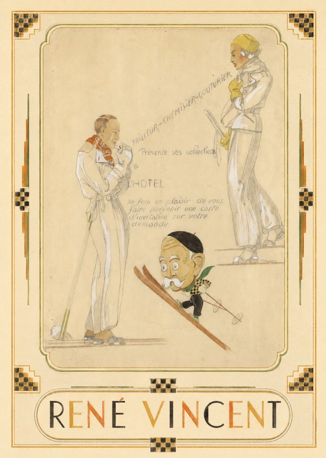 René Vincent Ttailleur-chemisier-couturier No6 - Poszter