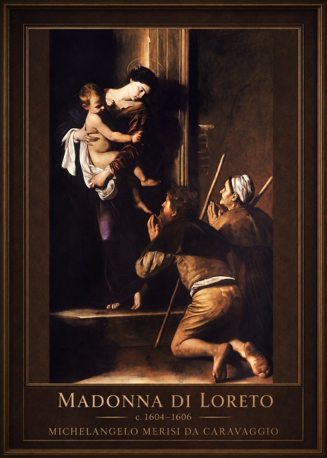 Michelangelo Merisi da Caravaggio Madonna Di Loreto No3 - Poszter