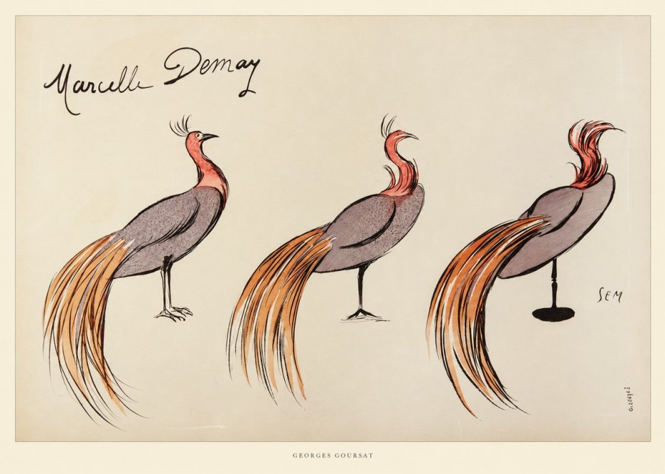 Georges Goursat Marcelle Demay No6 - Poszter