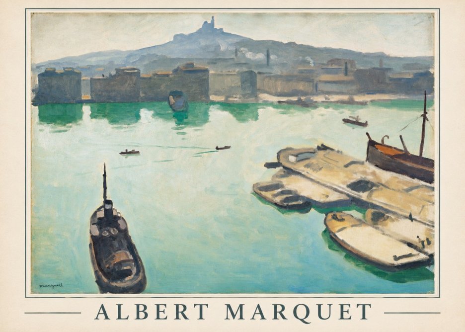 Albert Marquet Port of Marseille No1 - Poszter