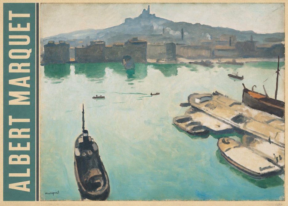 Albert Marquet Port of Marseille No2 - Poszter