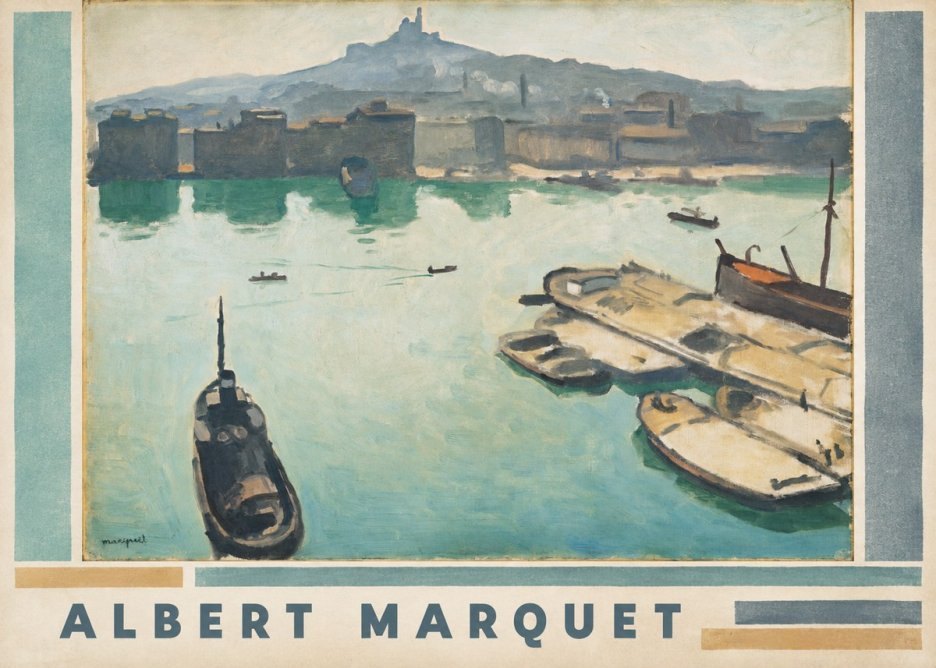 Albert Marquet Port of Marseille No3 - Poszter