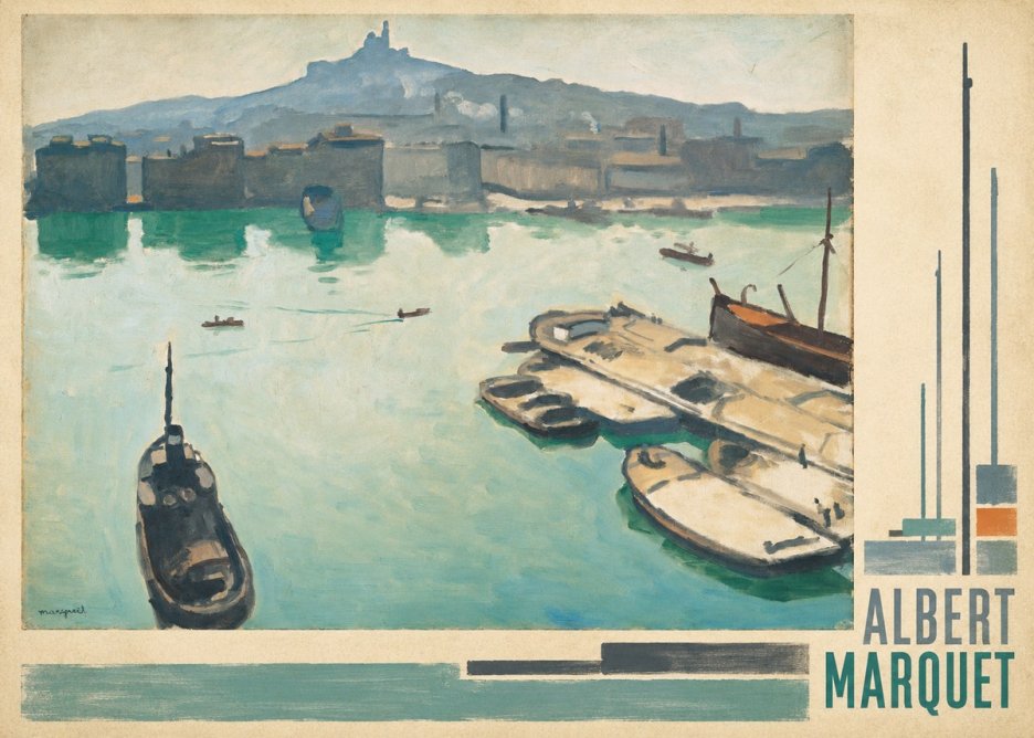 Albert Marquet Port of Marseille No4 - Poszter