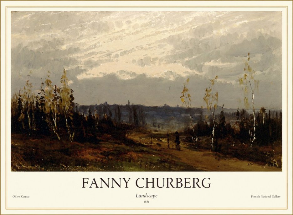 Fanny Churberg Landscape No1 - Poszter