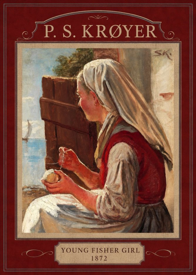 P.S. Krøyer Young Fisher Girl No4 - Poszter