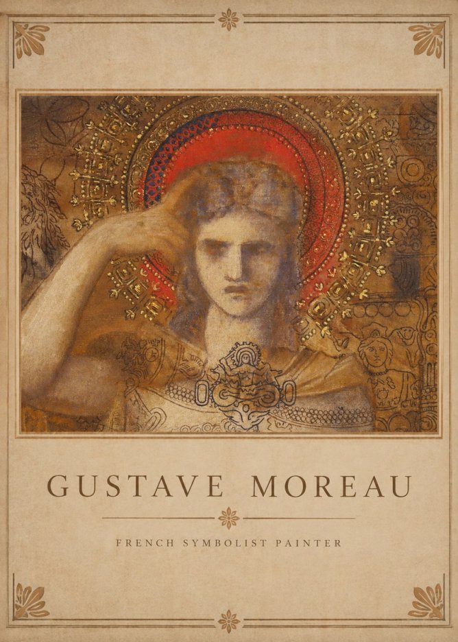 Gustave Moreau L'apparition II No1 - Poszter