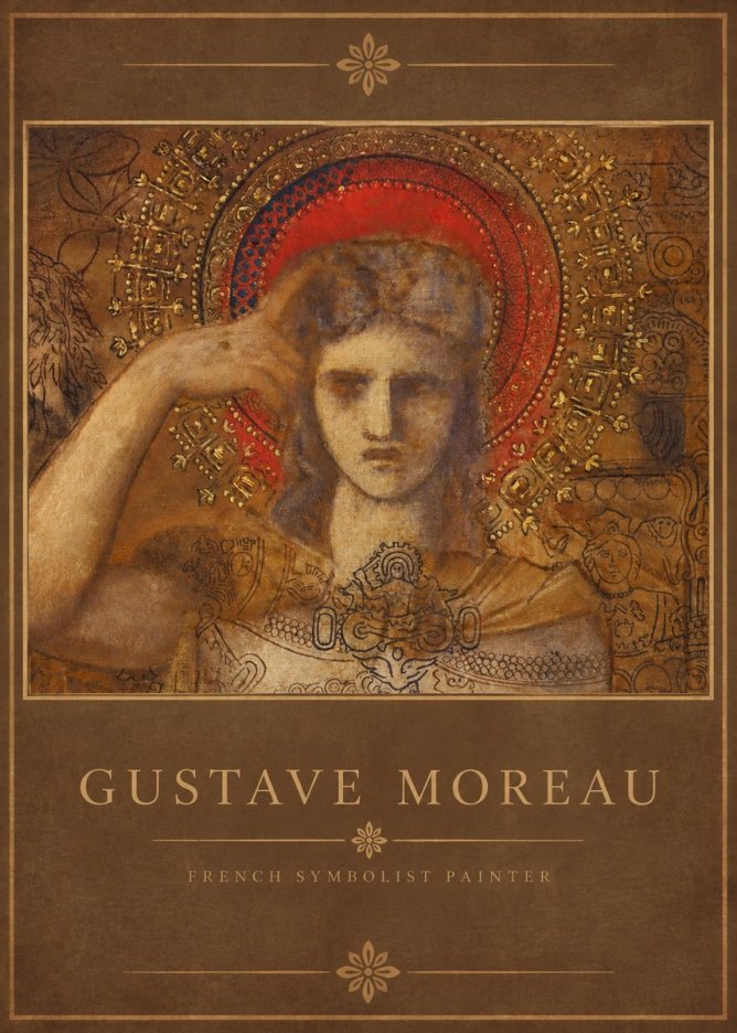 Gustave Moreau L'apparition II No2 - Poszter