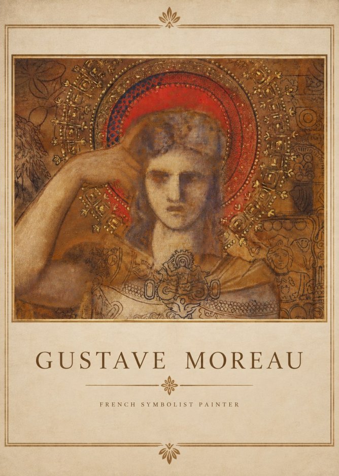 Gustave Moreau L'apparition II No3 - Poszter