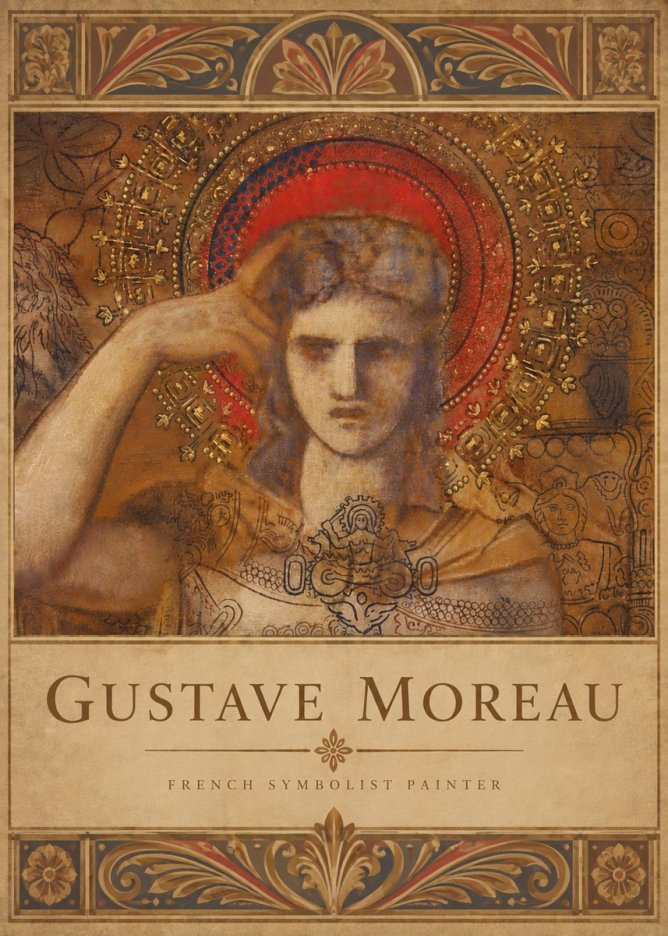 Gustave Moreau L'apparition II No6 - Poszter