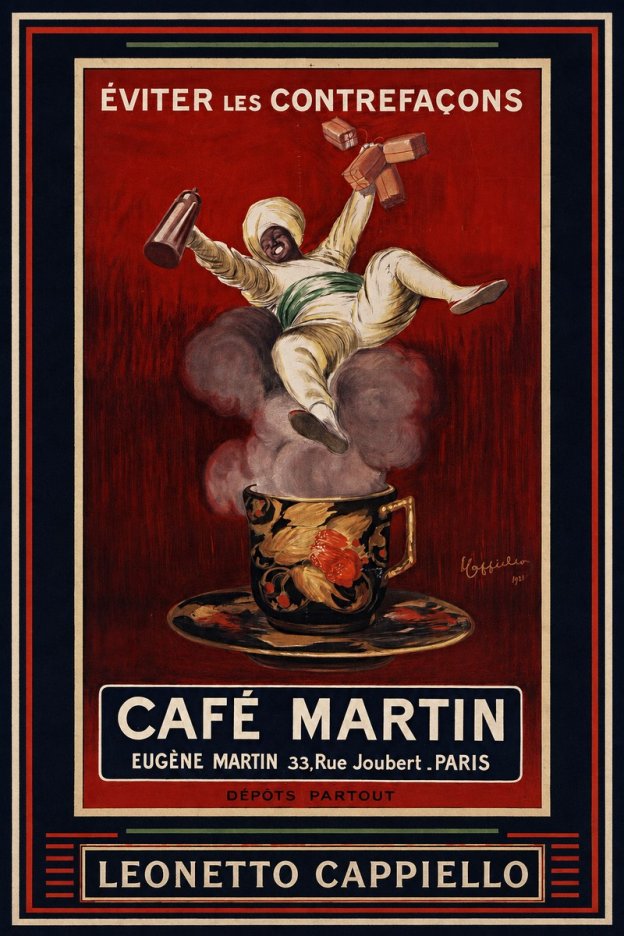 Leonetto Cappiello Café Martin No4 - Poszter