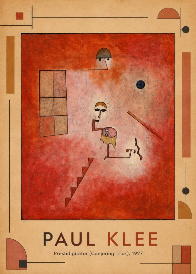 Paul Klee Prestidigitator (Conjuring Trick), 1927 No1 - Poszter