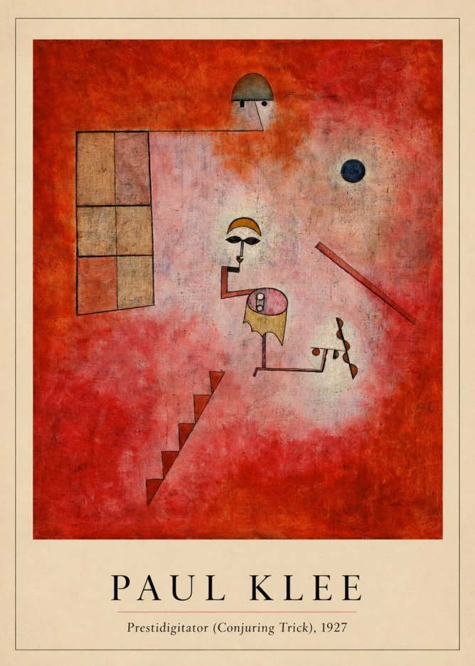 Paul Klee Prestidigitator (Conjuring Trick), 1927 No3 - Poszter