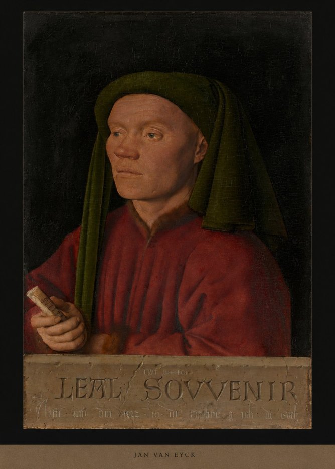 Jan van Eyck Léal Souvenir No5 - Poszter