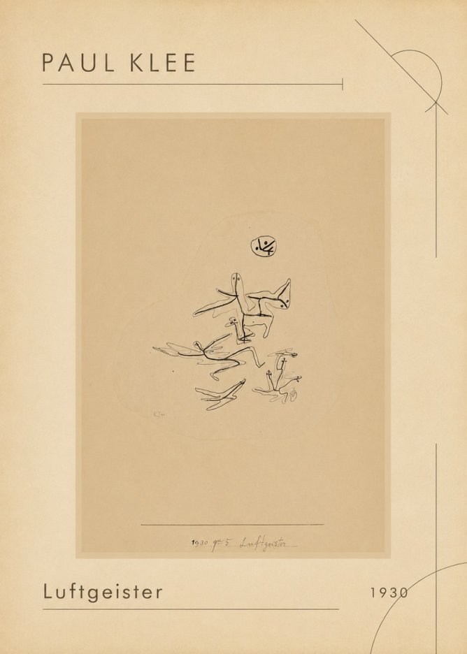 Paul Klee Luftgeister No1 - Poszter