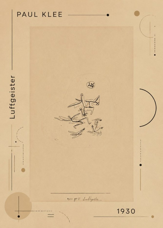 Paul Klee Luftgeister No4 - Poszter