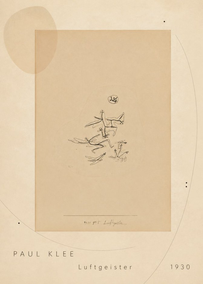 Paul Klee Luftgeister No5 - Poszter