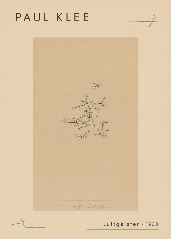 Paul Klee Luftgeister No6 - Poszter