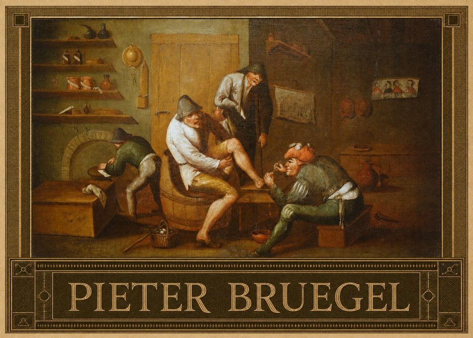 Pieter Bruegel The Foot Operation No3 - Poszter