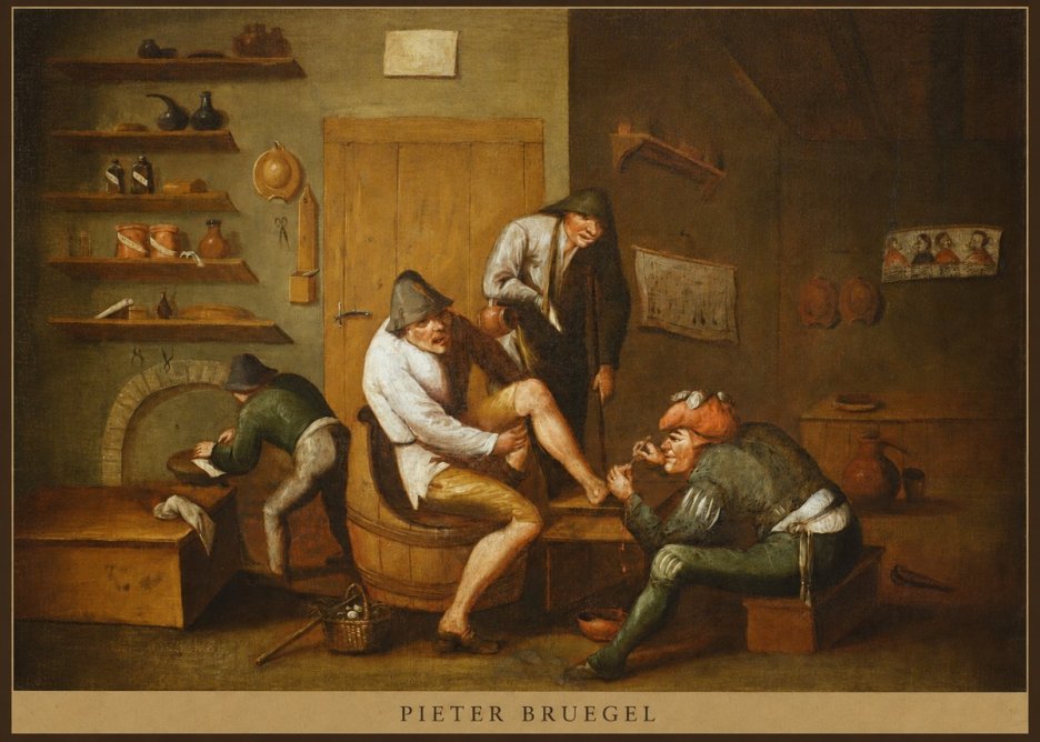 Pieter Bruegel The Foot Operation No5 - Poszter