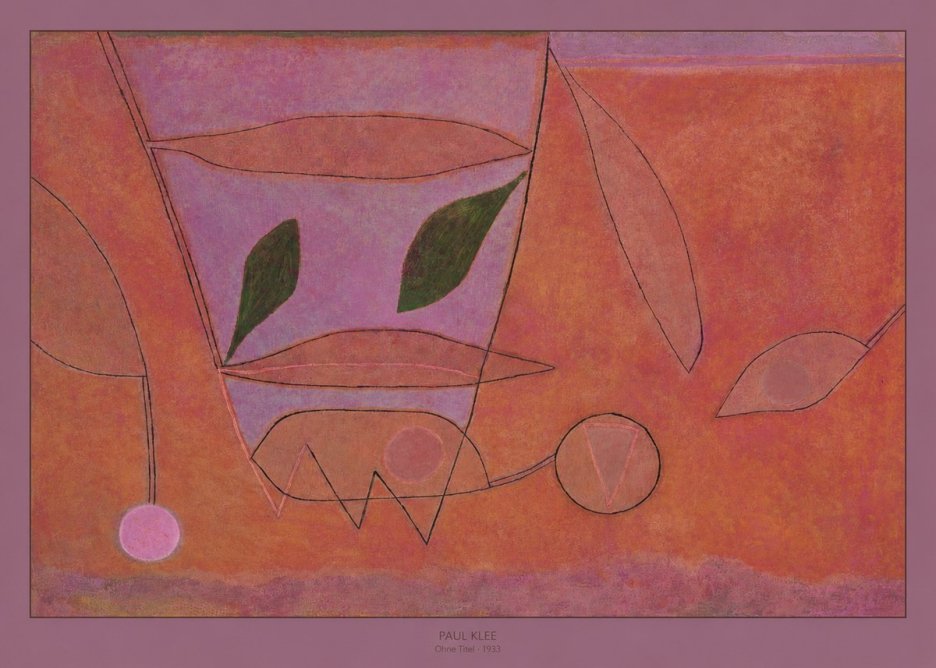 Paul Klee Ohne Titel II No6 - Poszter