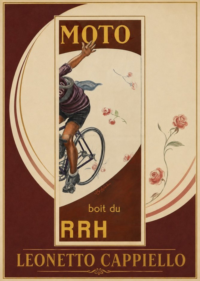 Leonetto Cappiello Moto Rrh No2 - Poszter