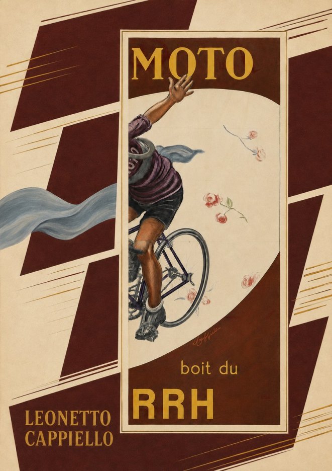 Leonetto Cappiello Moto Rrh No6 - Poszter