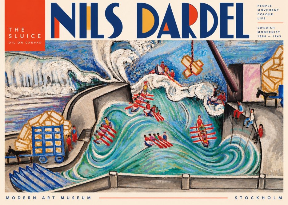 Nils Dardel The Sluice No3 - Poszter
