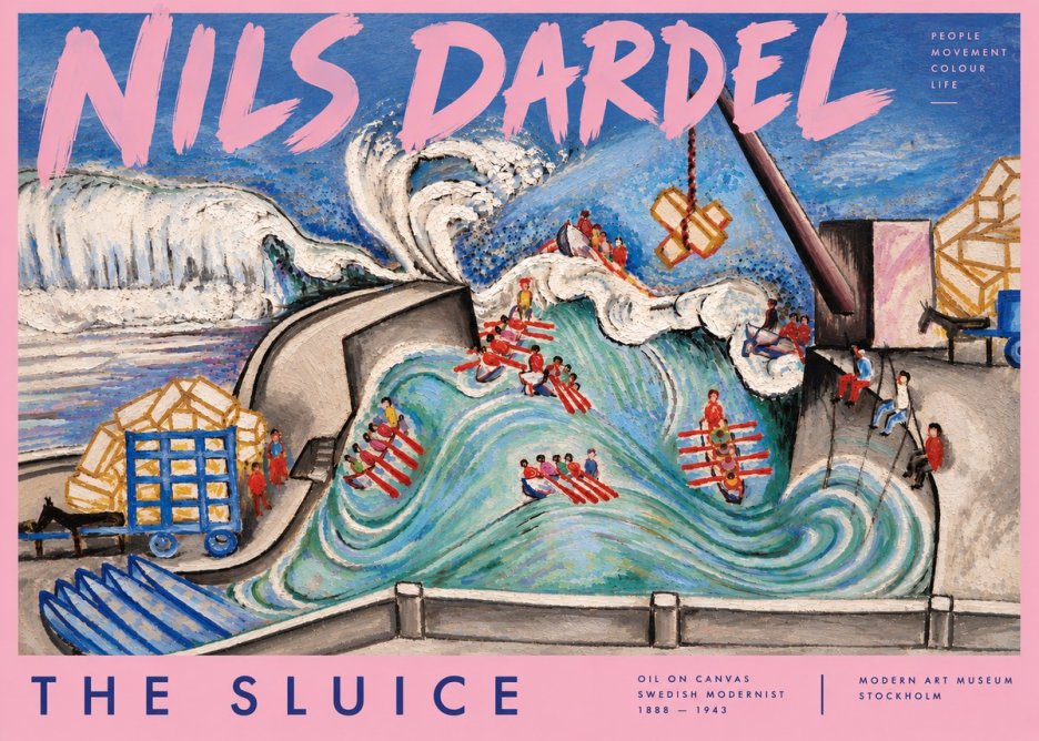 Nils Dardel The Sluice No4 - Poszter