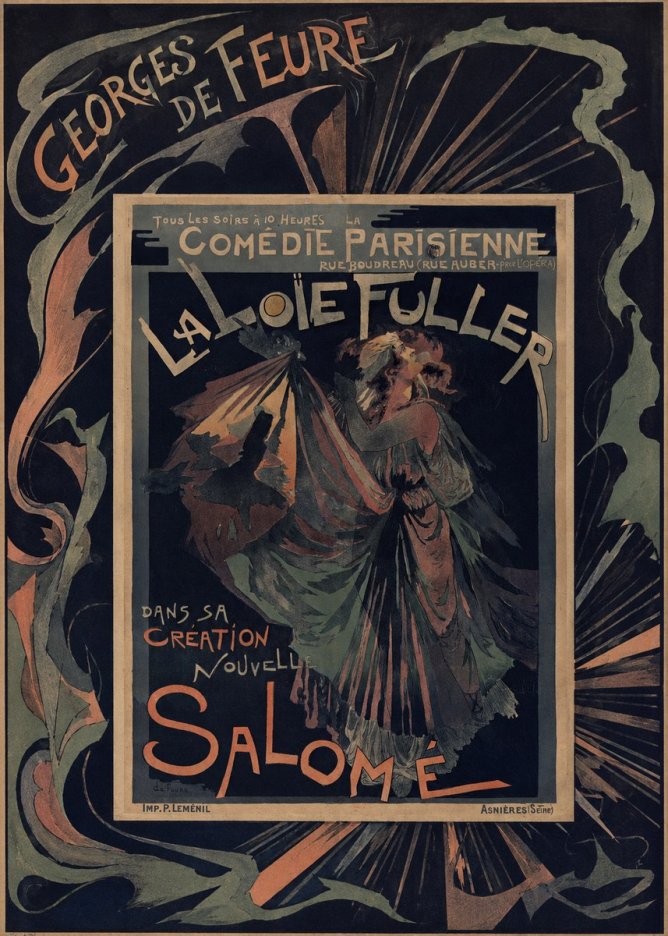 Georges de Feure La Loïe Fuller - Salomé III No4 - Poszter