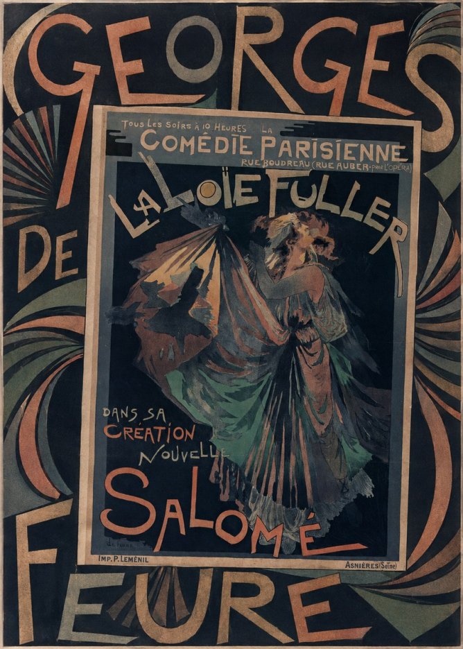 Georges de Feure La Loïe Fuller - Salomé III No5 - Poszter