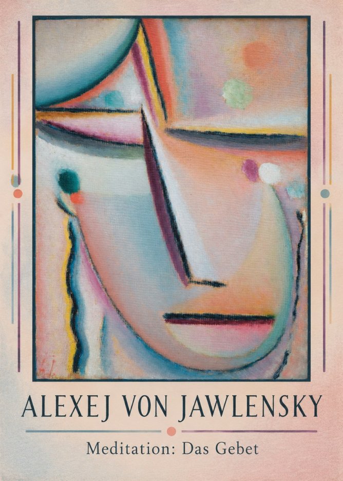 Alexej von Jawlensky Meditation: Das Gebet No1 - Poszter