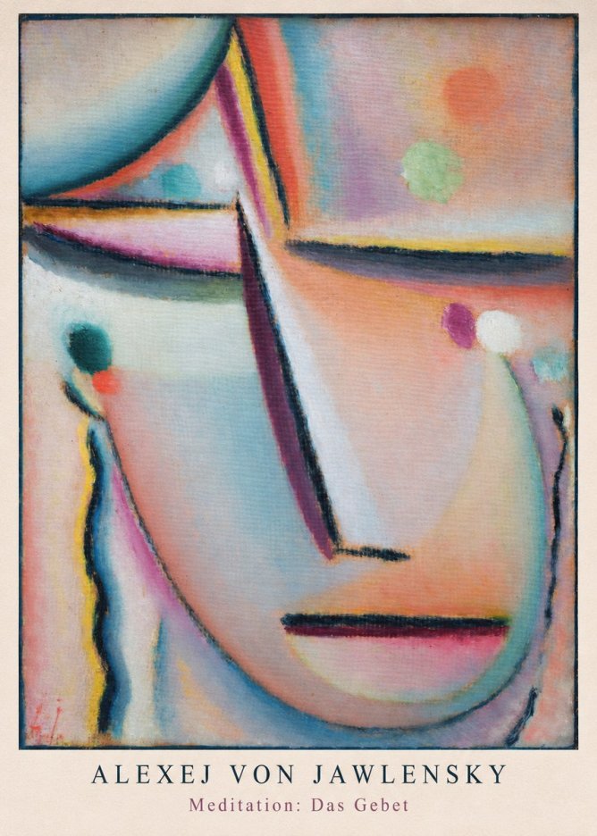 Alexej von Jawlensky Meditation: Das Gebet No6 - Poszter