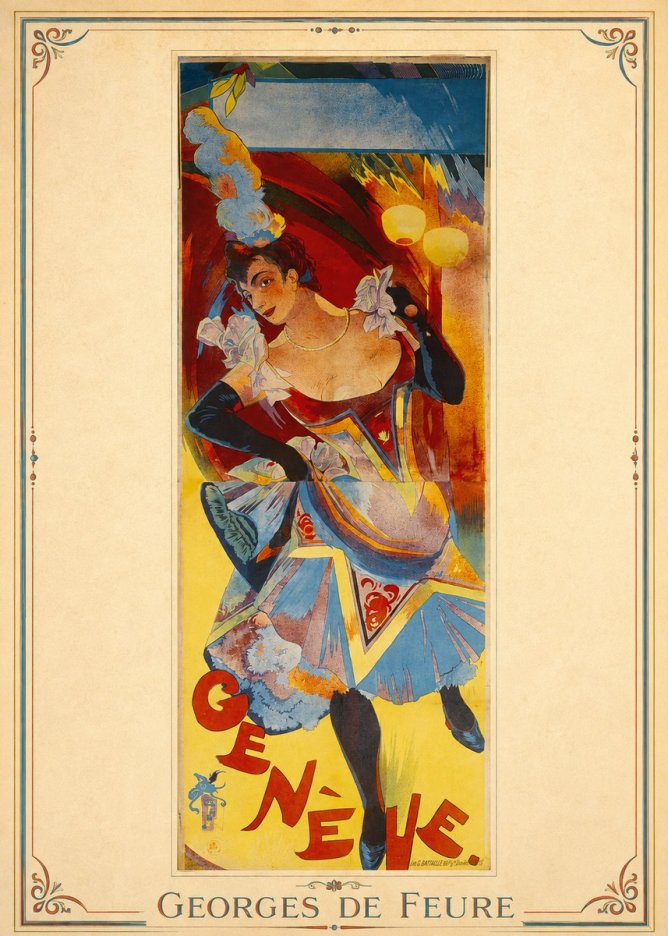 Georges de Feure Genève No3 - Poszter