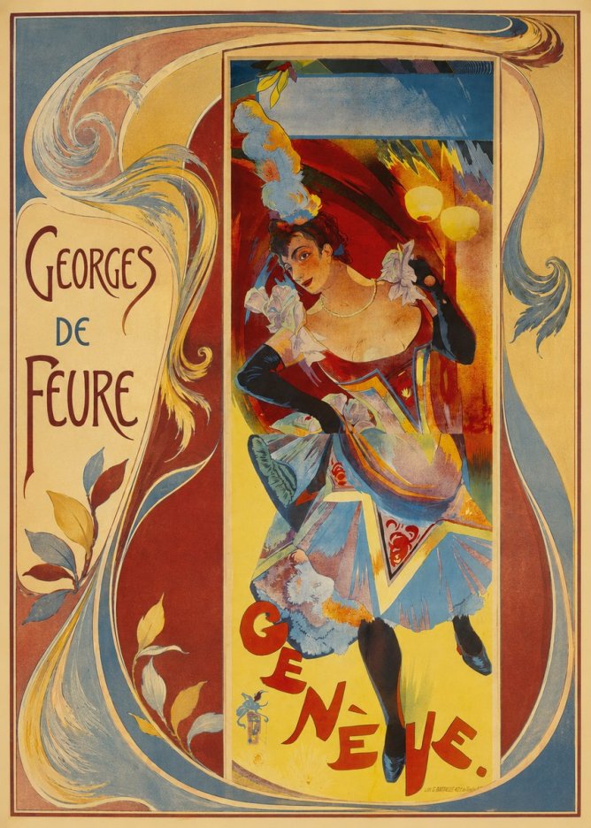 Georges de Feure Genève No4 - Poszter