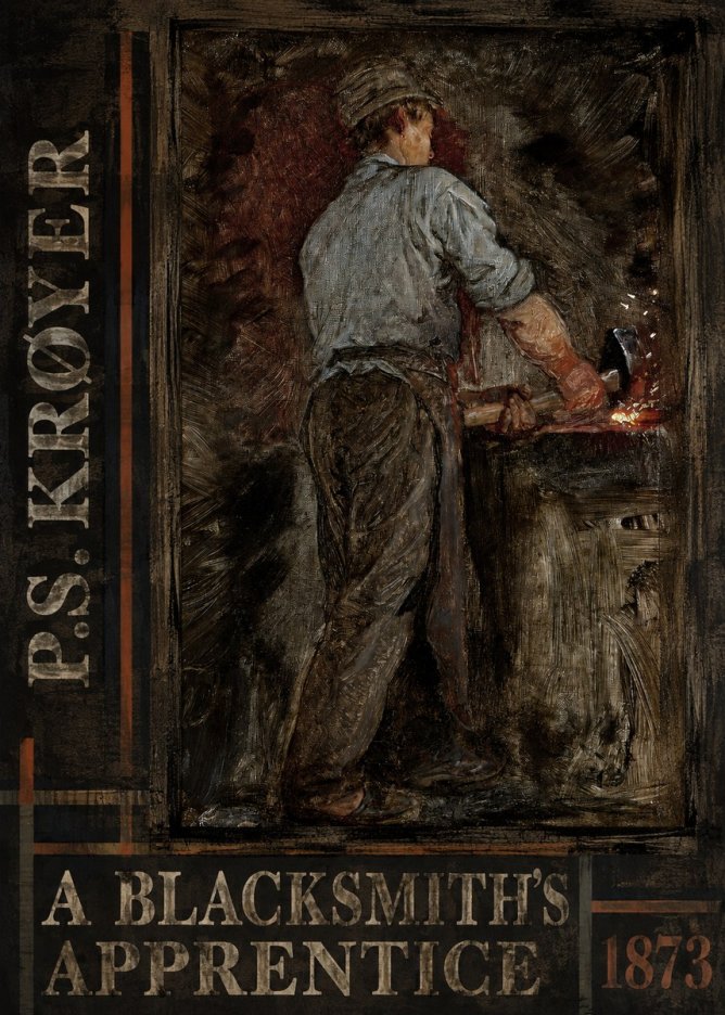 P.S. Krøyer A Blacksmith's Apprentice No4 - Poszter