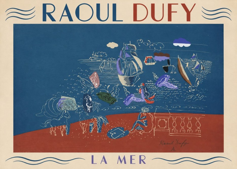 Raoul Dufy La Mer No1 - Poszter