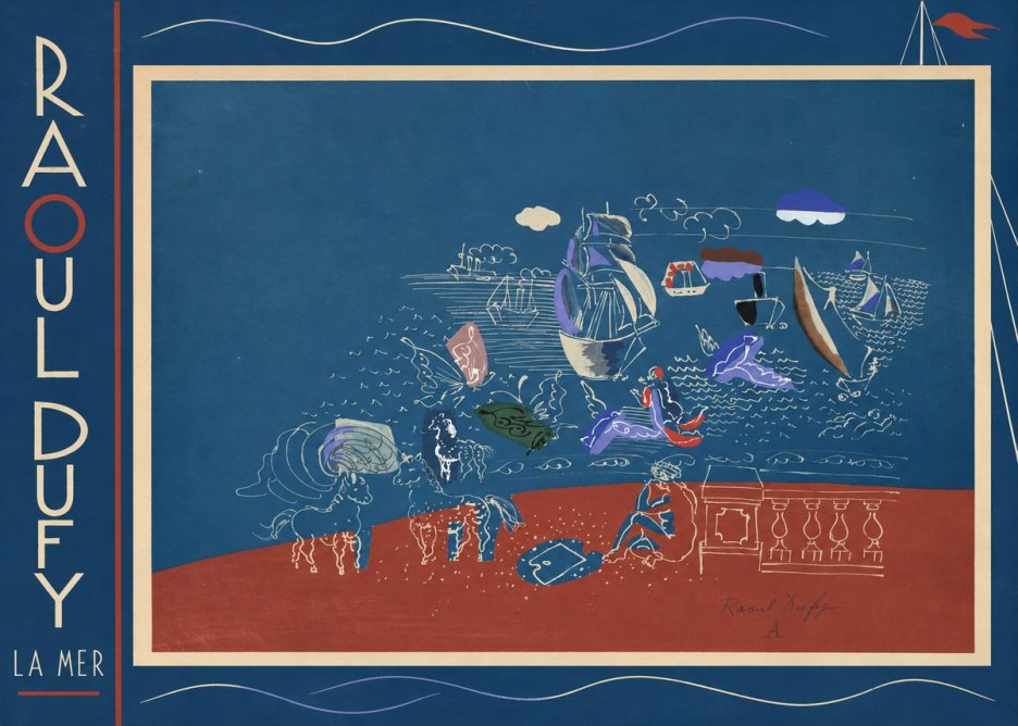 Raoul Dufy La Mer No2 - Poszter