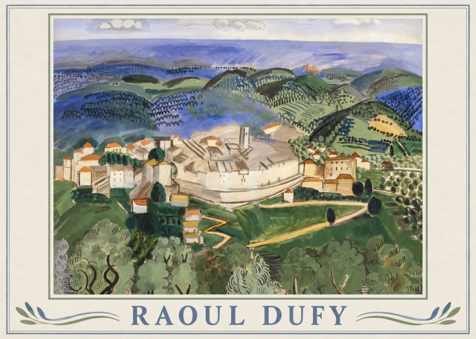 Raoul Dufy Vue De Vence No1 - Poszter